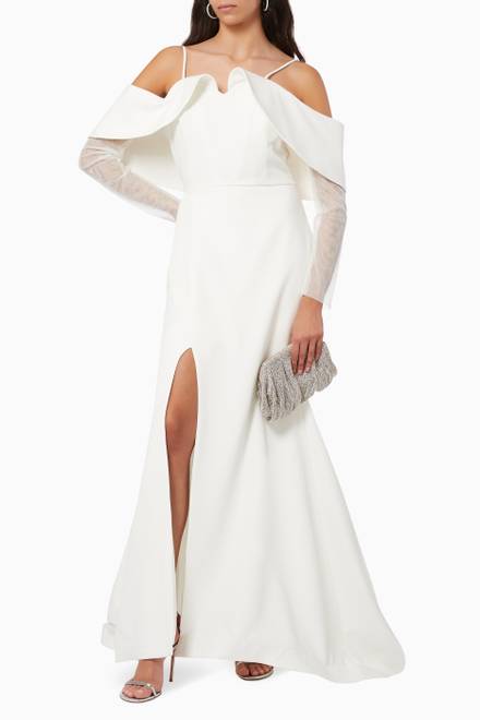 hover state of Pintuck Gown in Tulle
