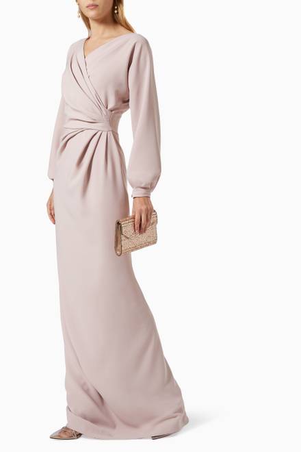 hover state of Michelle Gown in Crepe  