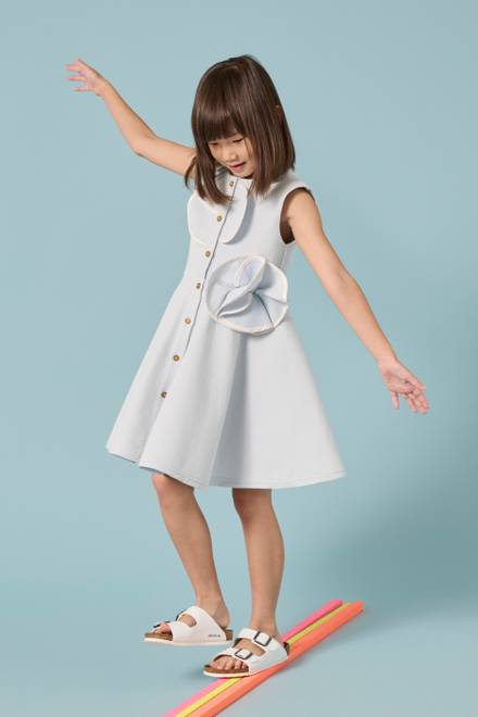 hover state of Robin Dress in Cotton Blend 