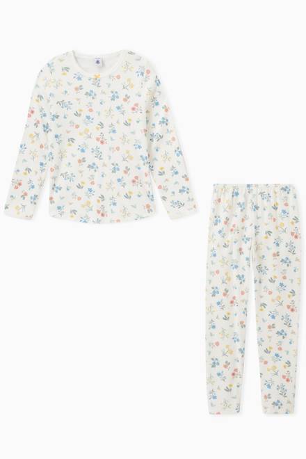 hover state of Floral Pyjamas in Cotton 