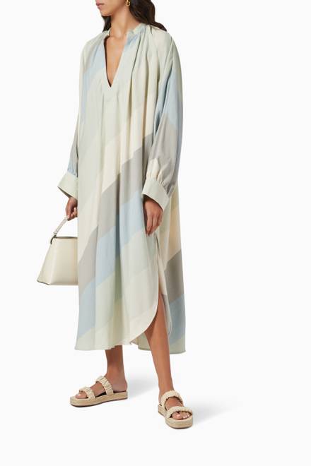 hover state of Smock Dress in Cotton