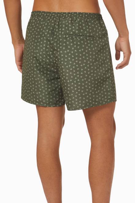 hover state of Onsted Swim Ditsy Shorts in Polyester