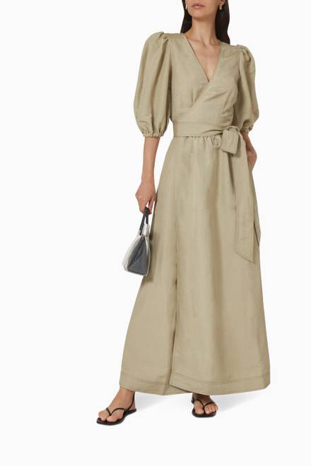hover state of Kiera Dress in Linen  