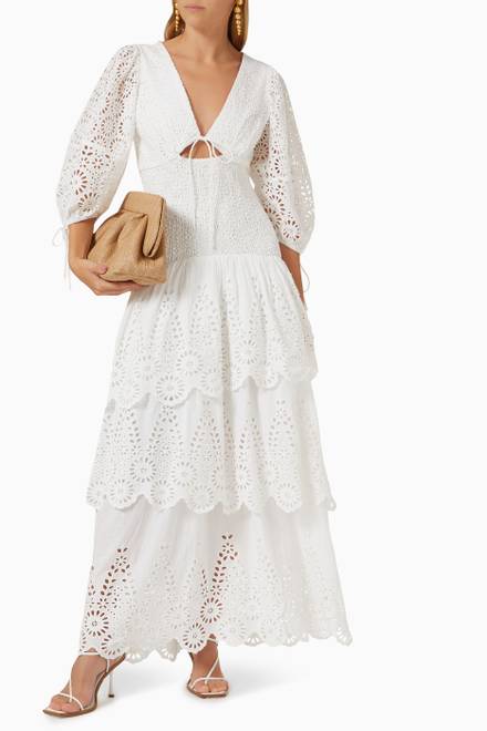 hover state of Mazie Maxi Dress in Cotton  