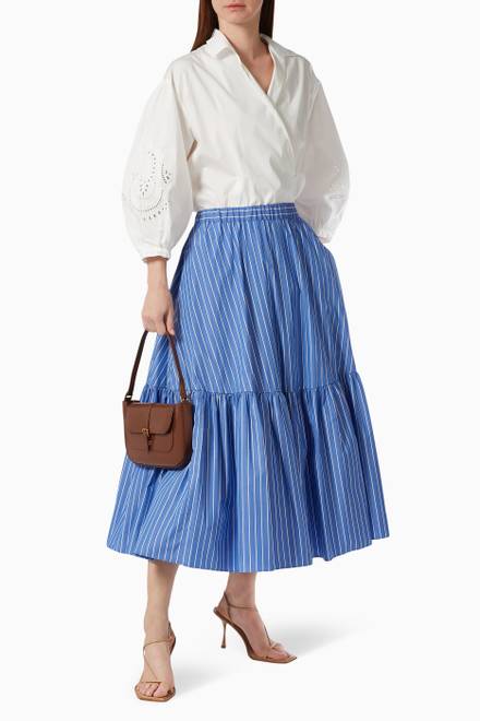 hover state of Aire Midi Skirt