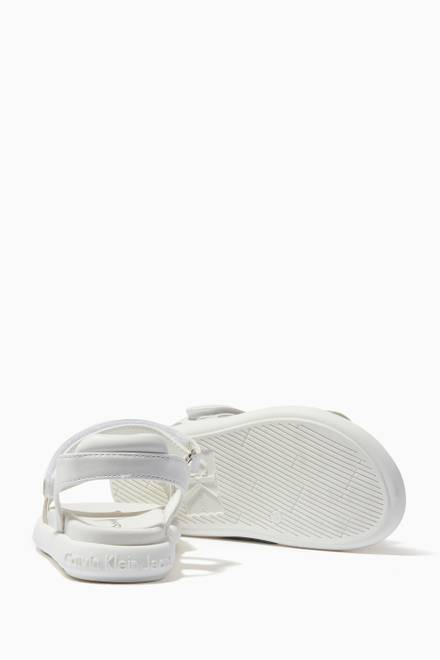 hover state of Velcro Sandals in Faux Leather  