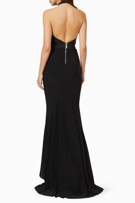 hover state of Algeny Gown in Stretch Jersey 