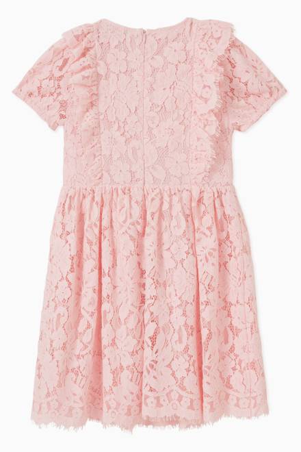 hover state of Organza Frilled Dress in Viscose Blend