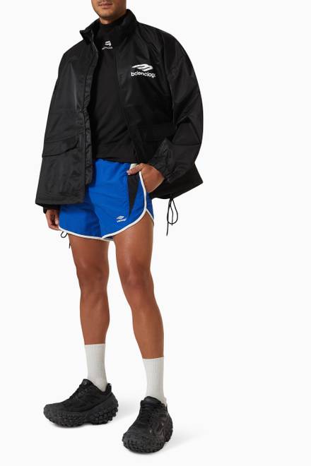 hover state of 3B Sports Icon Tracksuit Running Shorts in Nylon     