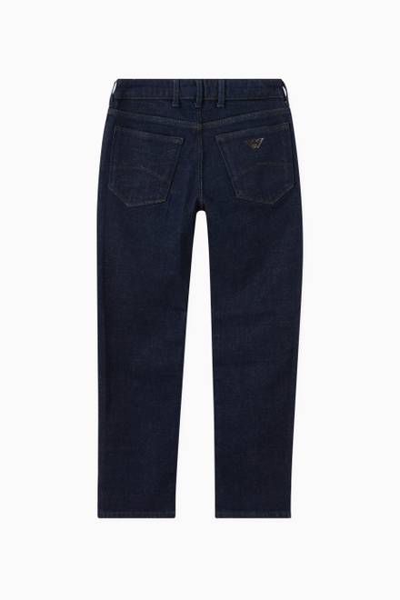 hover state of Eagle Patch Slim Fit Jeans in Denim