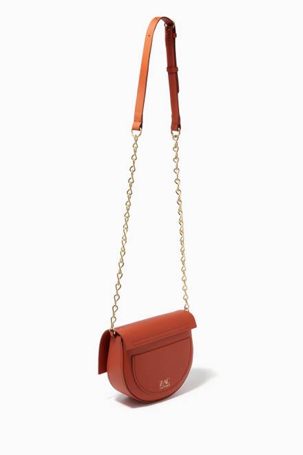 hover state of Belay Mini Saddle Bag in Calf Leather 