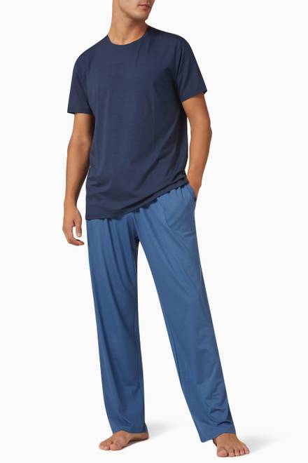 hover state of Basel 13 Lounge Pants in Stretch Micro Modal Jersey 