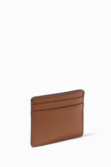 hover state of Card Case in Pebbled Leather    