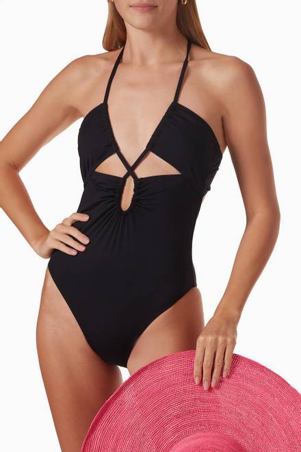 hover state of Yasmine One-piece Swimsuit in Stretch Nylon 