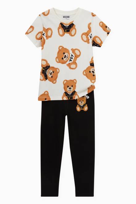 hover state of Teddy Bear Print T-Shirt in Jersey