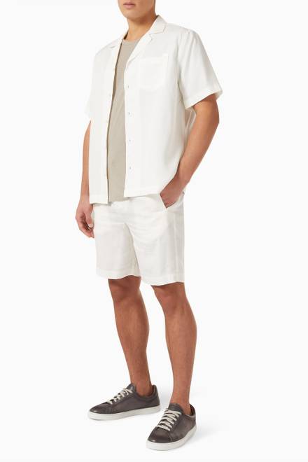 hover state of Lucio T-shirt in Linen Jersey
