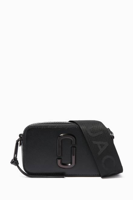 Shop Marc Jacobs Black Black Small Snapshot Shoulder Bag for Women ...