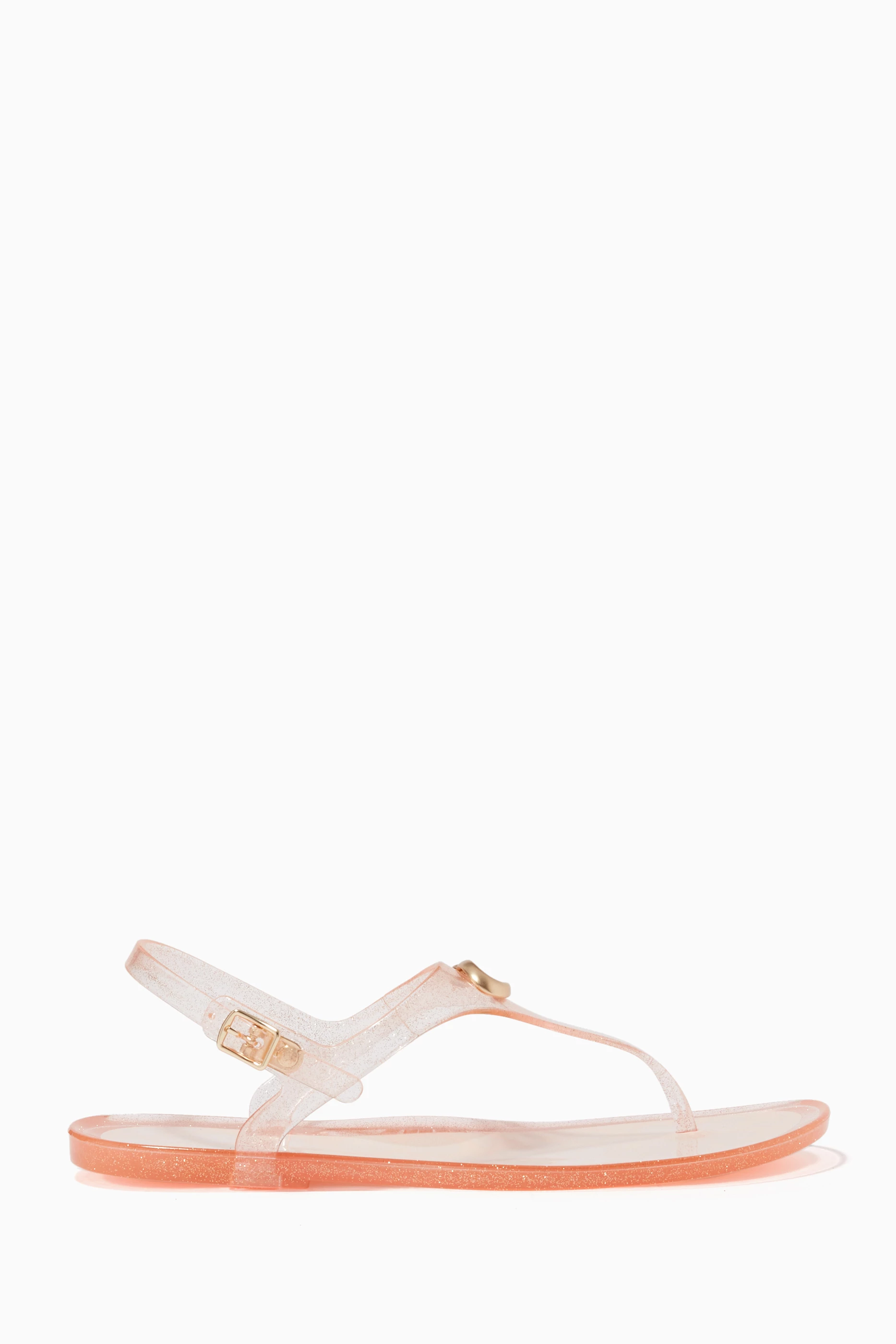 Shop Coach Neutral Natalee Jelly Thong Sandals in Transparent Rubber for  WOMEN | Ounass Saudi Arabia