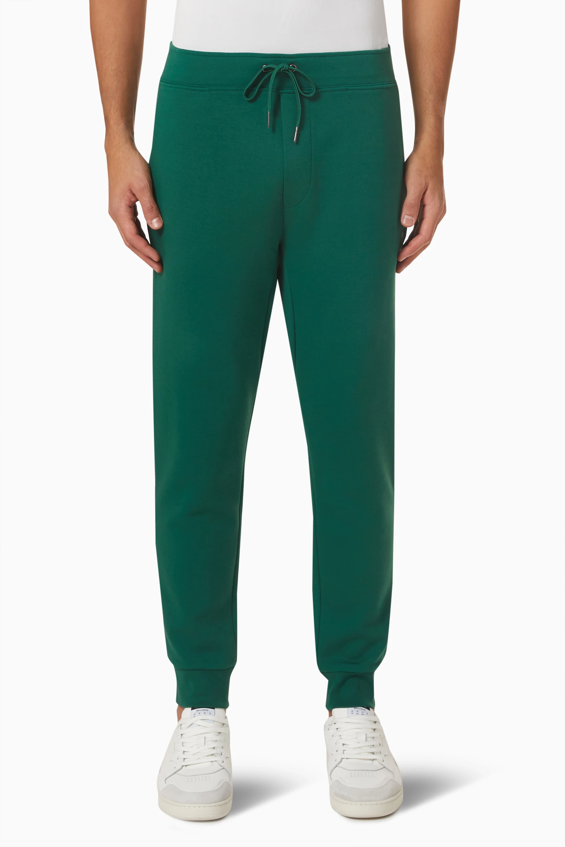 Shop Polo Ralph Lauren Green Sweatpants in Cotton for MEN | Ounass Saudi  Arabia