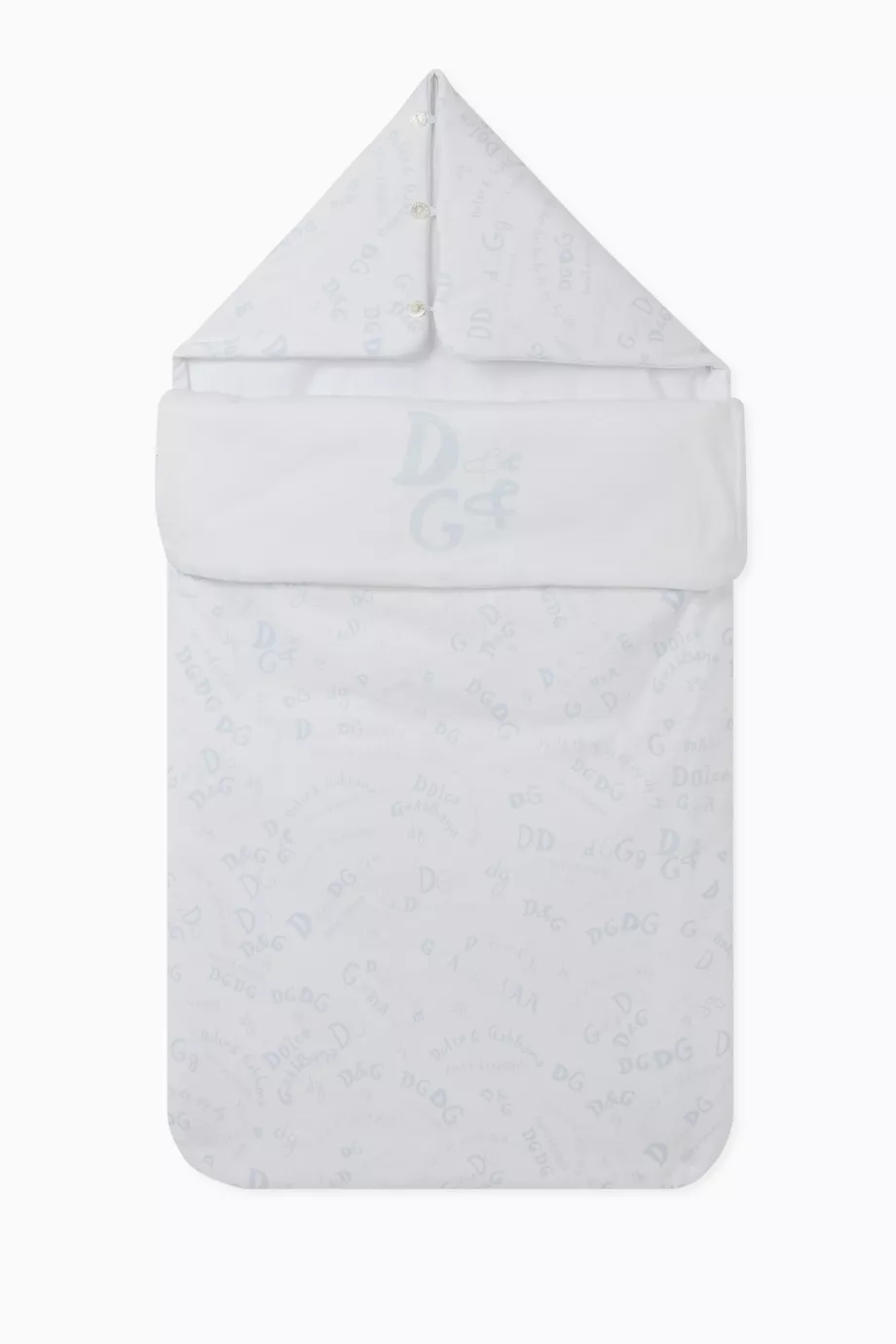Shop Dolce & Gabbana White D&G Sleeping Bag in Cotton for KIDS | Ounass  Saudi Arabia