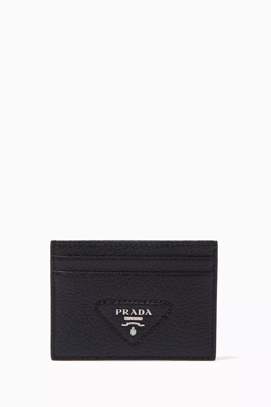 Shop Prada Black Card Holder in Saffiano Leather for MEN | Ounass Saudi  Arabia